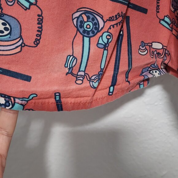 Lots of 2 Matilda Jane Telephone Novelty Fabric Pattern Skirt Joe's Jeans size10 - Picture 10 of 14